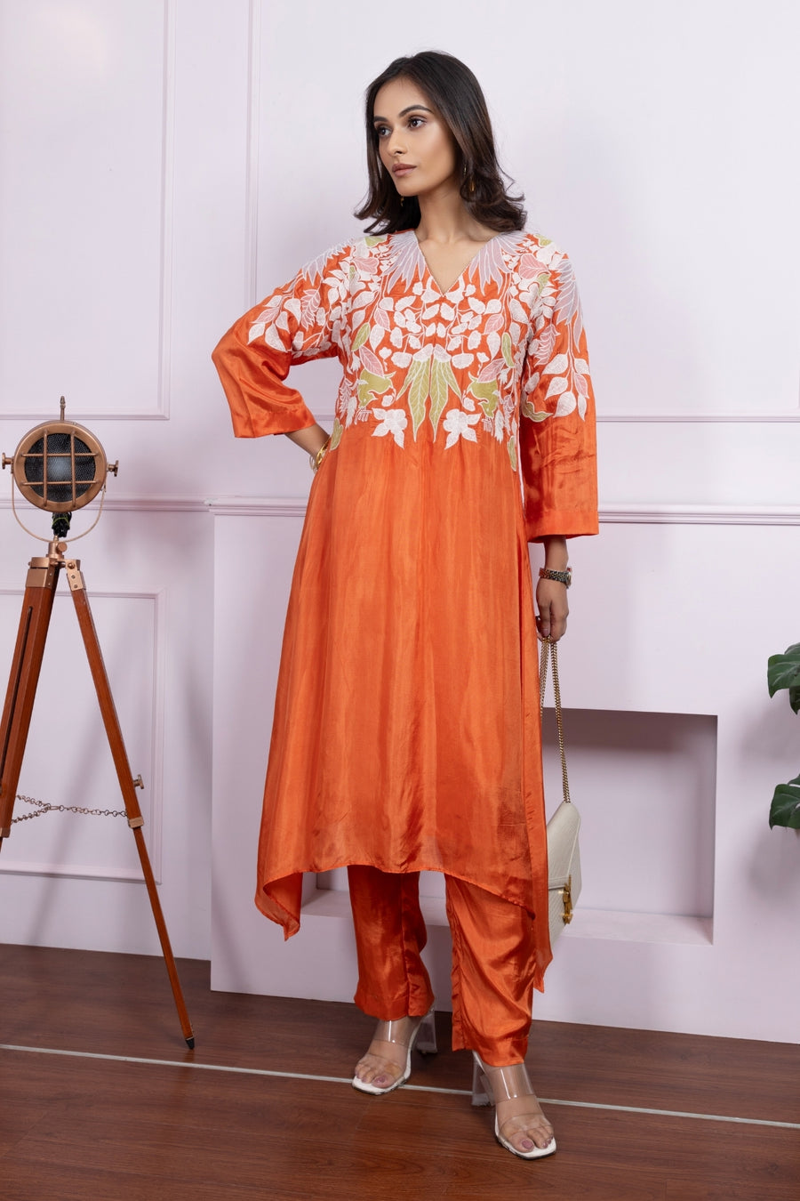 Crimson Cut Kurta Set
