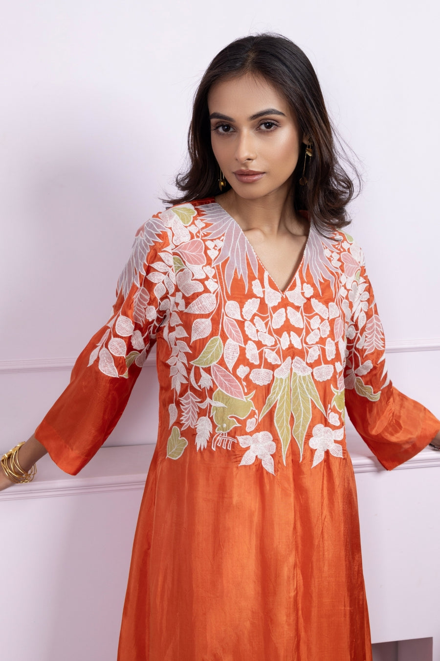 Crimson Cut Kurta Set