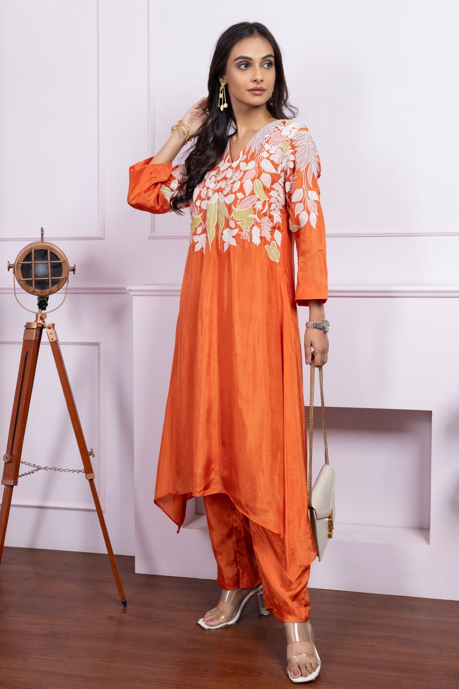 Crimson Cut Kurta Set