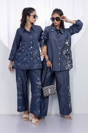 Floral Denim Muse Co-Ord set