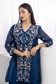 Nazakat Peplum  Sharara Set