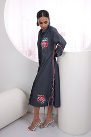 Stripe Rose Denim
Dress