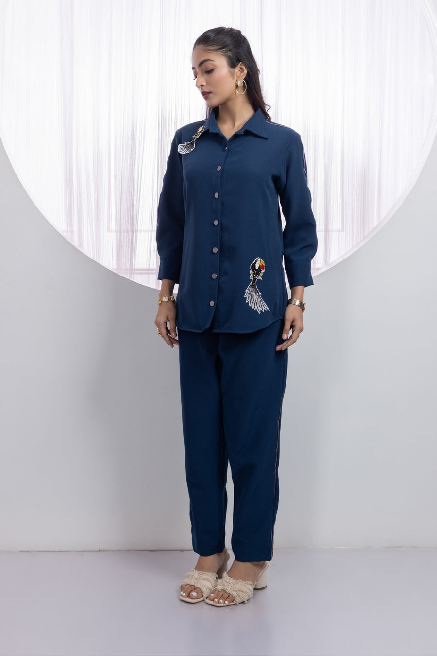 Royal Travel Co-ord 
Set