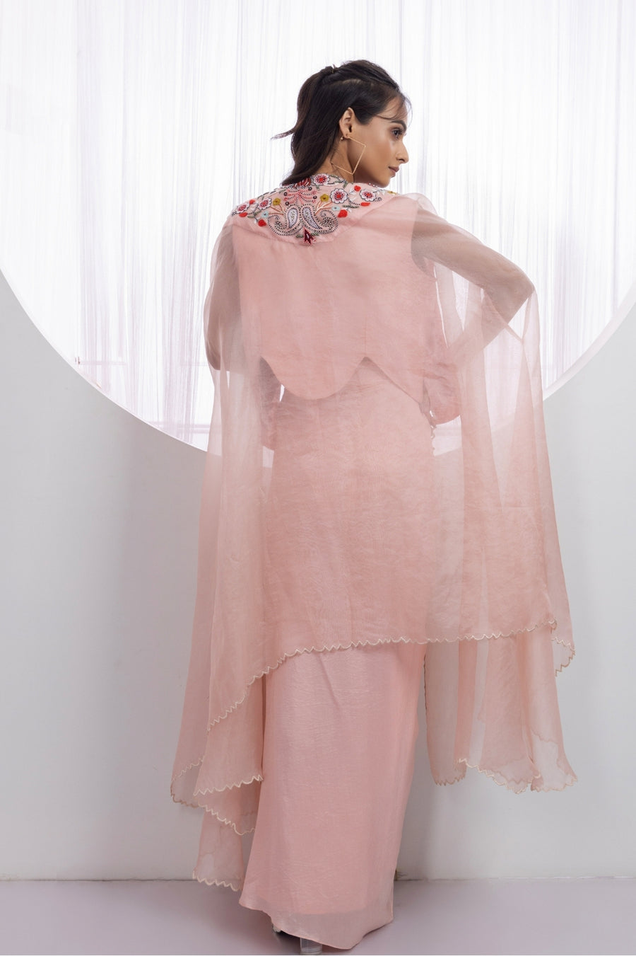 Blush Bloom Drape Set
