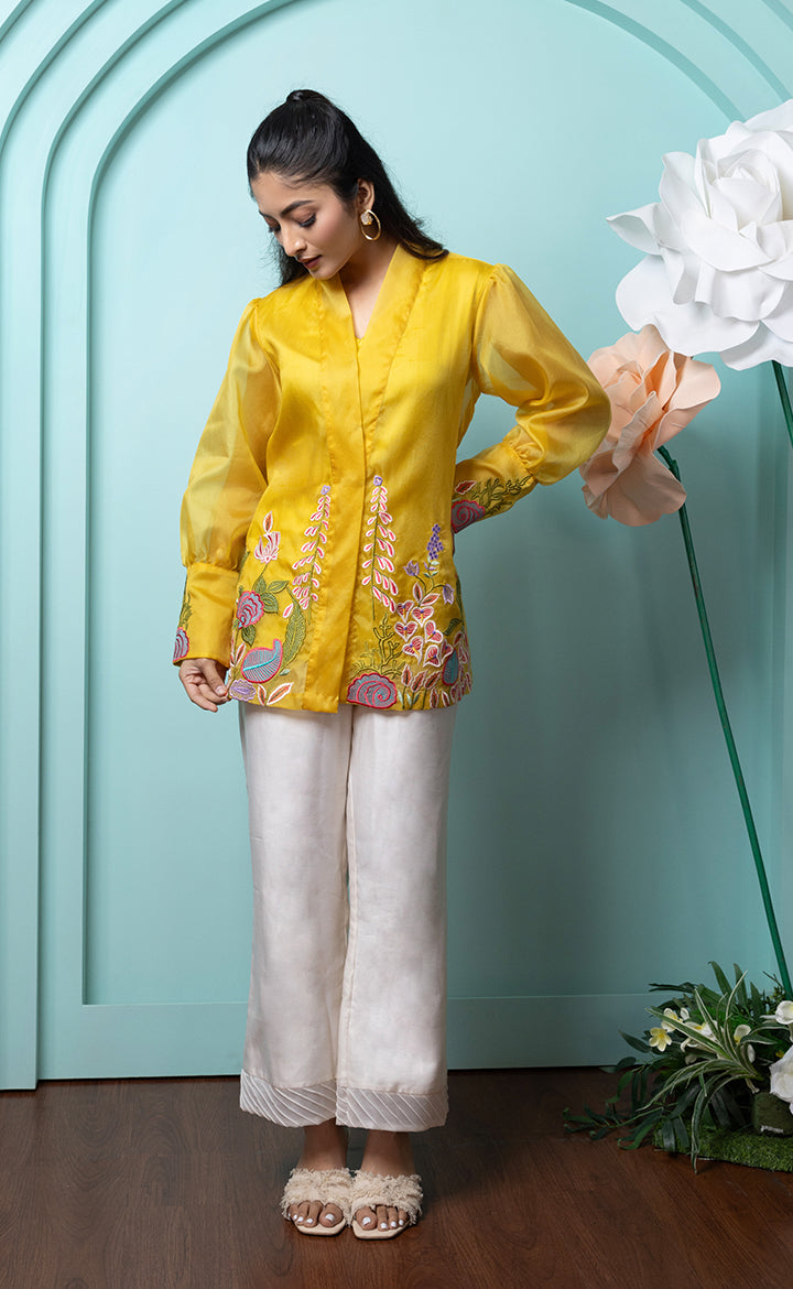 Priscilla Co-Ord Set In Yellow