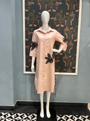 Blush Chain Detail Dress