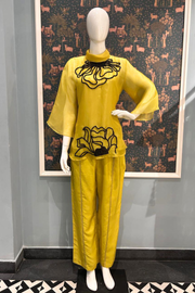 Lumiere Yellow Organza Co-ord Set