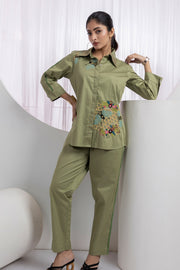 Pista Green Bees Co-Ord Set