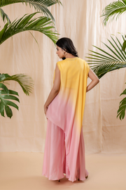 Veronica Pleated Cape Set